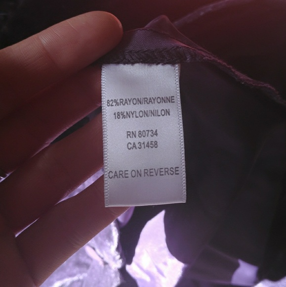 Purple Velvety Skirt - Picture 5 of 5